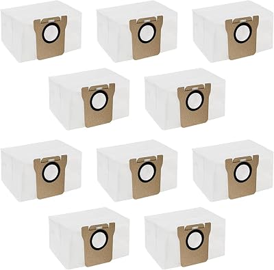 kingsea Replacement Dust Bags, Vacuum Cleaner Bags Compatible with ECOVACS DEEBOT X1 OMNI Turbo Robot Vacuum Cleaner