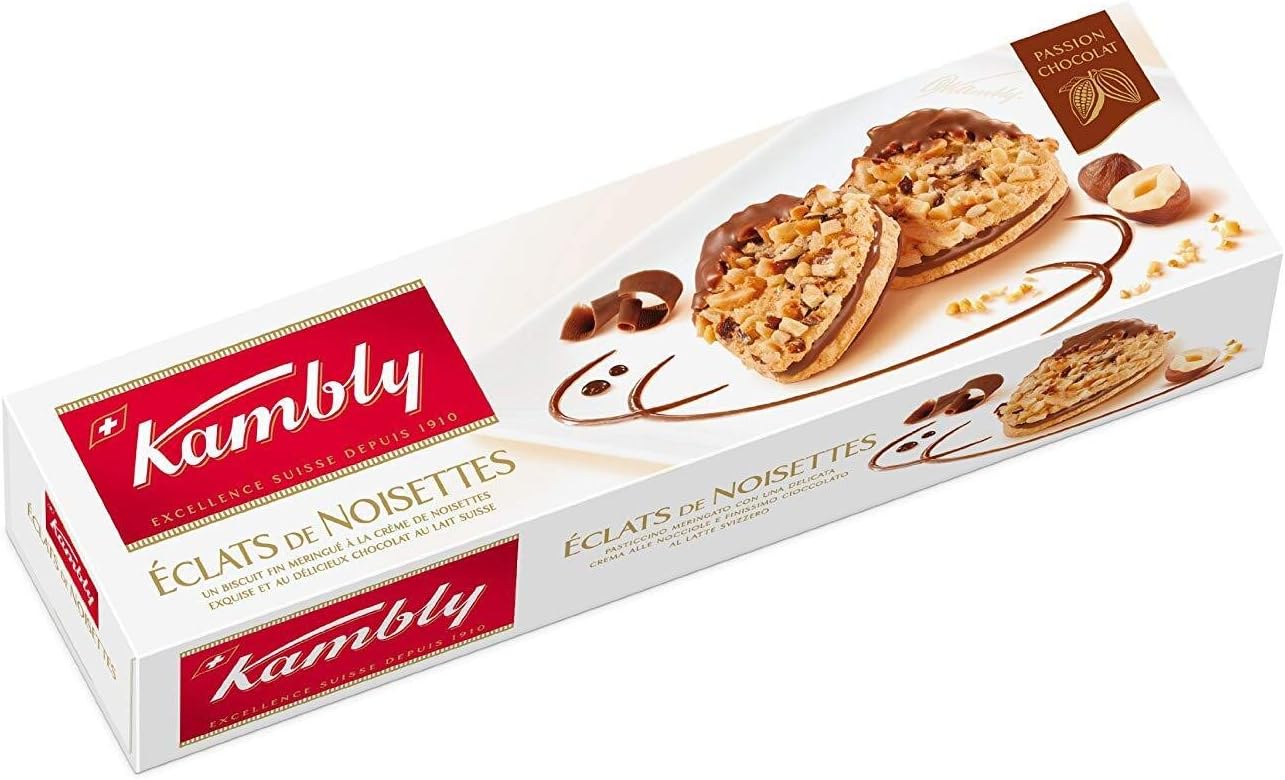 Kambly Eclats de Noisette 100g, he Pack 1 x 100 g
