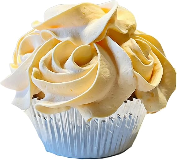 Fake Easter Cupcake - Handmade Artificial Cupcake - Decorative Cake Display - Easter Decor (Peach)