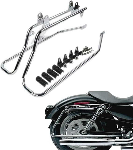 TCMT Saddlebag Saddle bag Conversion Bracket Fits For Harley Fit For Harley Fit For Harley Heritage Softail Softail Deluxe 1984-2017 Except for Deuce Models Softail Slim Fatboy