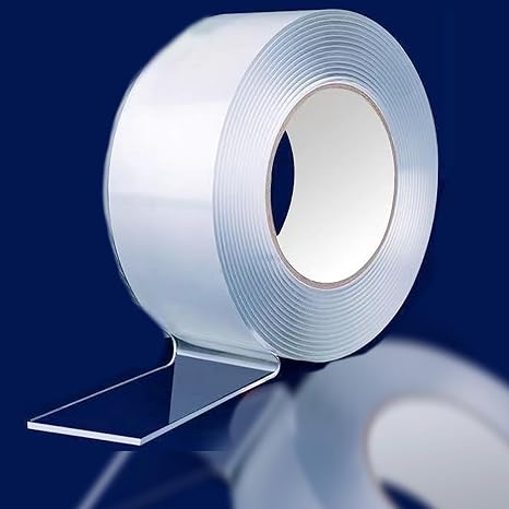 Double Sided Nano Tape Heavy Duty, Clear Removable Nano Tape, for Carpet MatsPaste ItemsPhotos FramesCraft Wall Mounting Multipurpose Adhesive Tape, Long: 9.84 ft Wide:0.08,Thickness:0.08