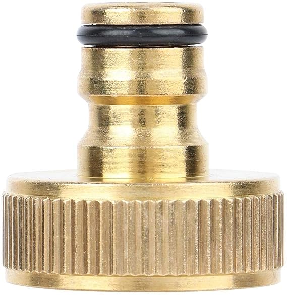 1 Inch Female Thread Quick Connection Hose Connector Water Pipe Adapter Solid Brass Quick Connector Garden Hose Fitting Water Hose Connectors