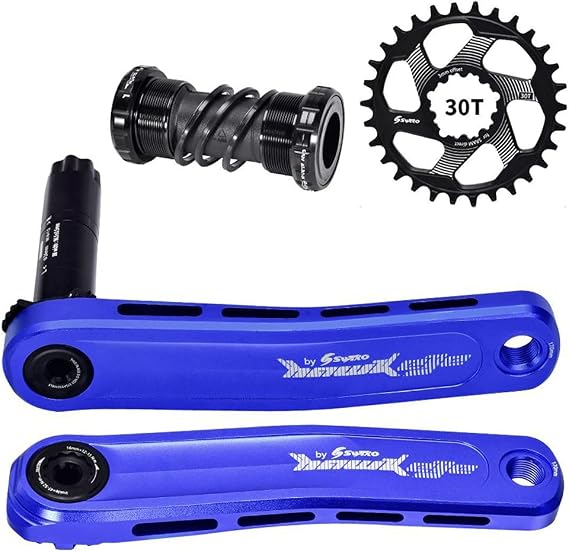 Bicycle Crankset Crank 170mm Crank Arms Bicycle Chainring 30t 32t 34t 36t 38t Chainrings Crankset 170mm