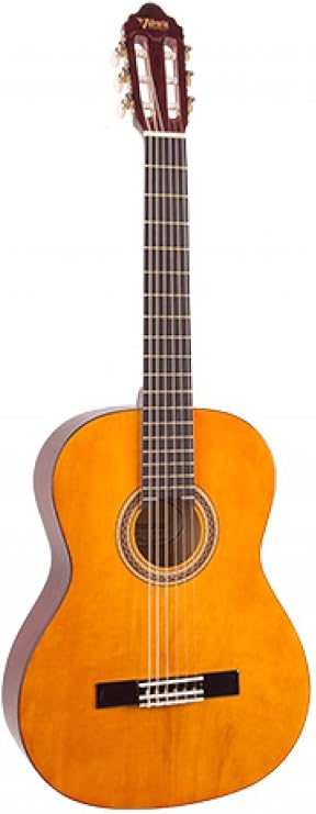 Valencia VC203TBU 200 Series 3/4 Size Classical Guitar, Transparent Blue