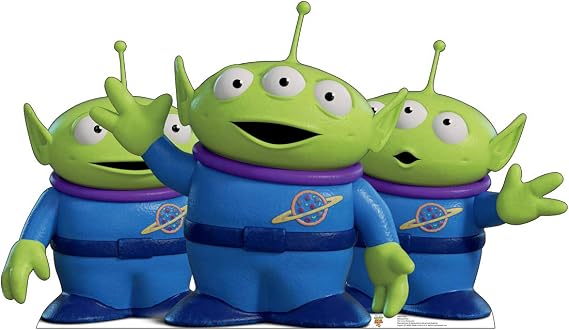 Cardboard People Aliens Life Size Cardboard Cutout Standup - Disney Pixar Toy Story 4 (2019 Film)