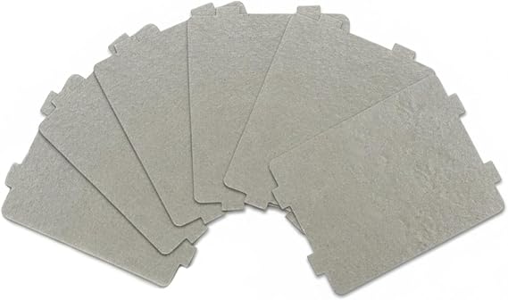 Microwave Waveguide Cover - 6 Plates 118 x 99 mm for Microwave Ovens | 6 mica sheets, trim-to-size design, home kitchens and repair work