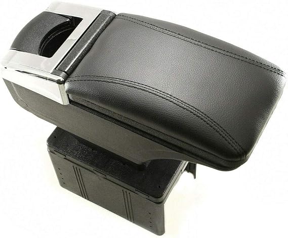 Autohobby AC485 Central Armrest Armrest Universal Console Centre Console Faux Leather Storage Box Black A B C G H J CC 3 4 5 6 7