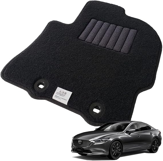 Mazda 6 MAZDA6 Mat Floor Mat Car Mat 2WD Full Set Complete Set Black Lock Specification Fits Cars After August 1991