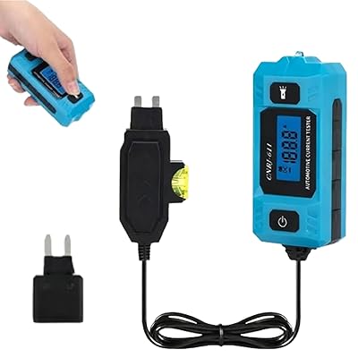 Automotive Circuit Fault Probe Tester, Portable High-Precision 20A 48V Car Circuit Probe Tester with Led Display & Front Lighting Water Proof Car Relay Fuse Blade Checker for Various Vehicles 1pcs
