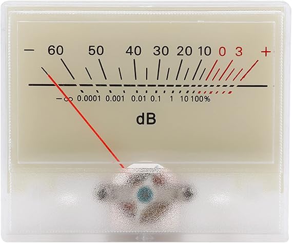 High Performance VU Level Meter Audio Meter Amplifier Suitable for Home Audio Equipment LED Backlight