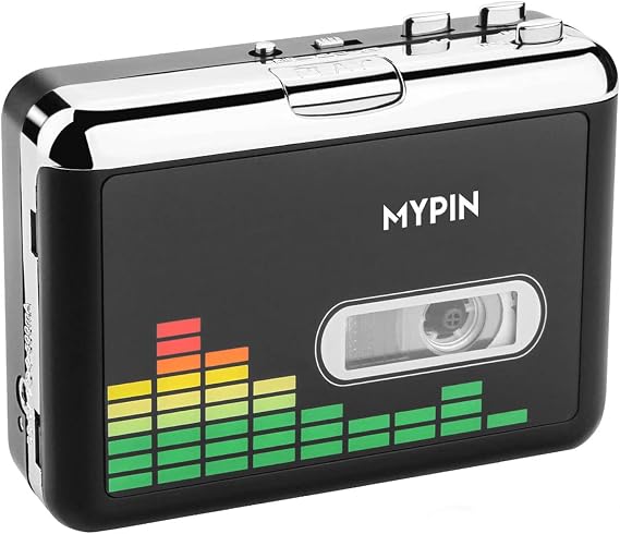 USB Cassette to MP3 Converter, Portable Cassette Tape Player No PC Required