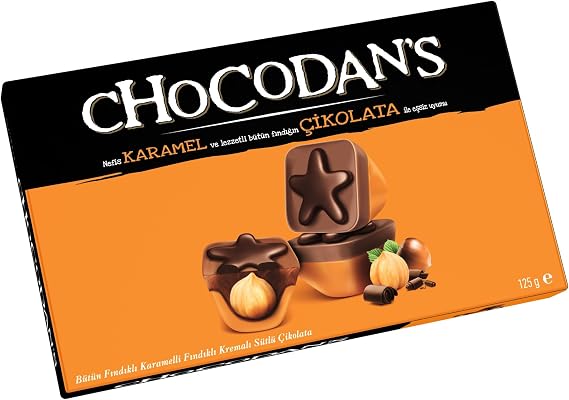 Chocodans Fındıklı Yıldız Çikolata 125 Gr