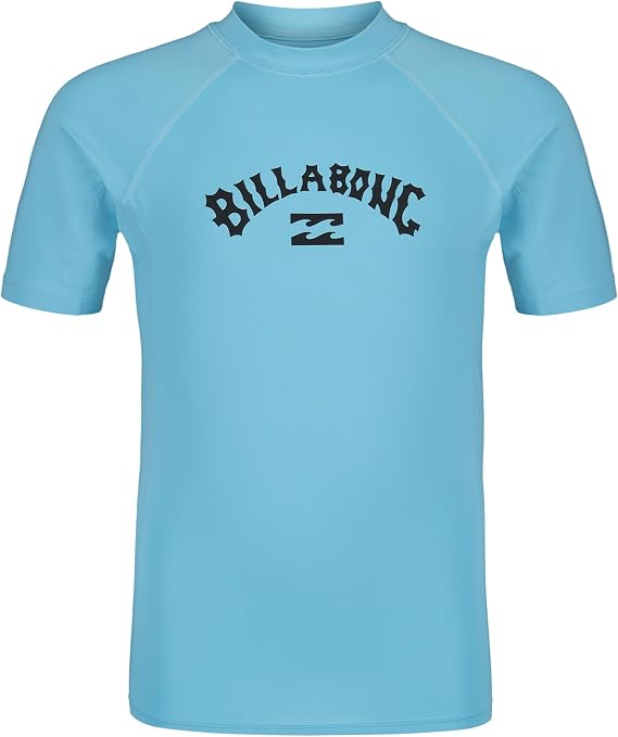 Billabong Boys' Arch Performance Fit Short Sleeve UPF 50+ Rashguard Shirt