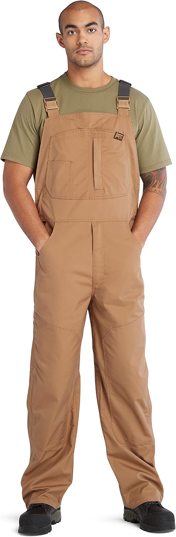 Timberland Unisex-Adult Morphix Athletic Flex Duck Carpenter Bib