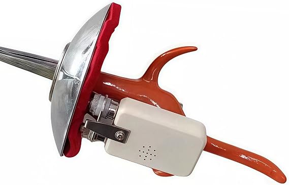Fencing Referee Gear for Foil, Electronic Training Versatile Referee Device Aid, Epee Training Aid for Unixes(White)