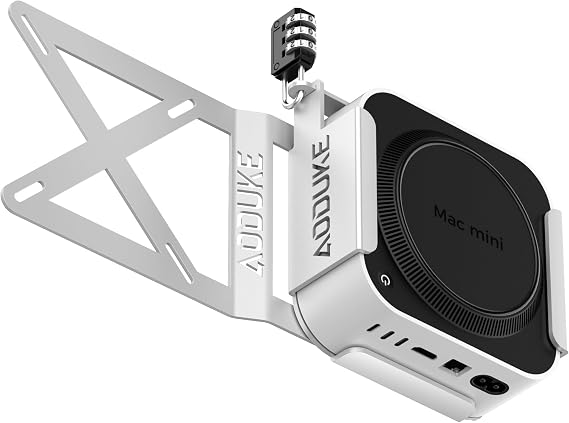 Mac mini M4 VESA mounting Bracket with Safety Lock