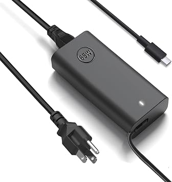 New 65W USB C Laptop Charger for Dell Laptop Charger,Dell USB C Charger for Dell Latitude 3550 3440 3540 5420 5430 5440 5520 7430 7420 7440,XPS 13 9360,Chromebook 3100 Type C AC Power Adapter Cord