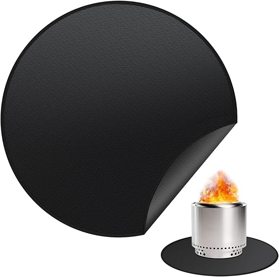 36" Fire Pit Mat for Solo Stove Bonfire - Round Under Grill Mat