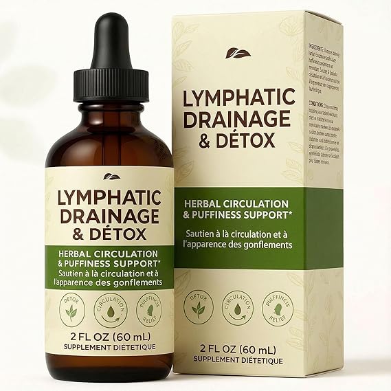 Lymphatic Drainage Drops, for Body, Easy to use. 60mL / 2 fl oz (1)