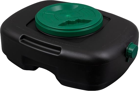 Scepter 12 Qt Oil Drain Pan with Lid, Filter Drain Screen, and Pour Spout
