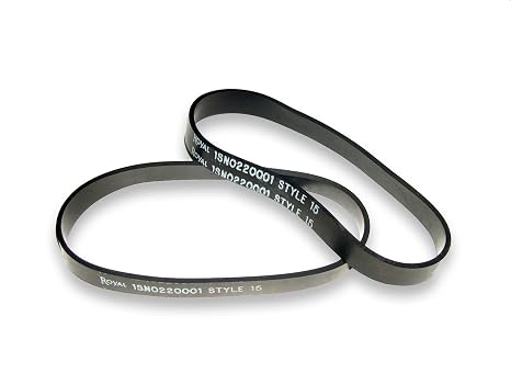 Dirt Devil Royal Vacuum Belt, Pack of 2, Style 15 Dynamite, OEM Authorized
