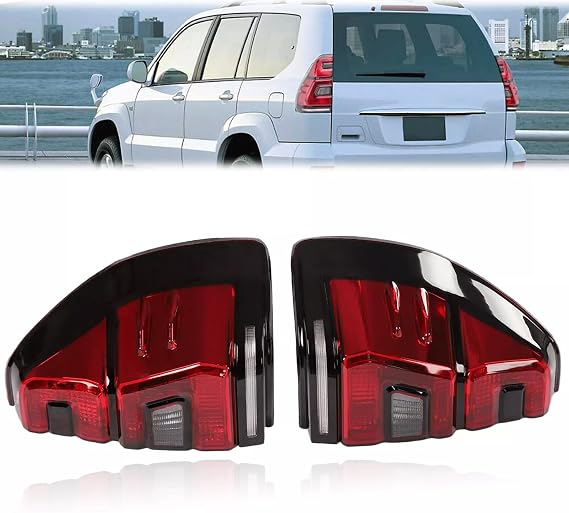 For 2003-2009 Toyota Land Cruiser Prado LC120/FJ120 LED 1 Pair Rear Tail Lights