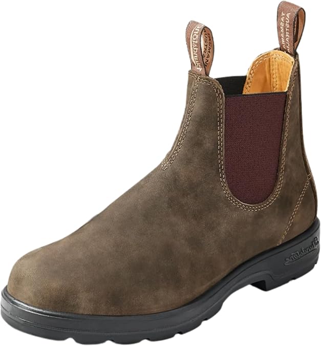 Blundstone Unisex Classic Boot, Color Rustic Brown, Size: AU 11 (US Men's 12) Model #585