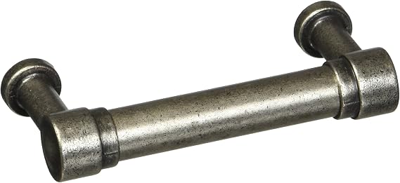 MNG Hardware 85564 Precision Cabinet Hardware Pull, 3", Distressed Pewter