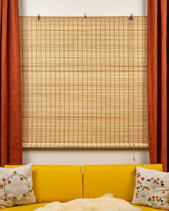 Rodos Ahşap Bambu Stor Perde (150 x 180)