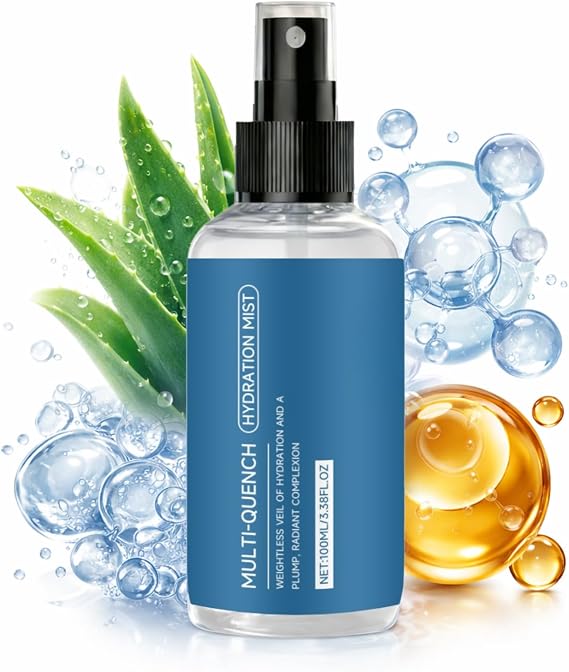 Hydrating Face Mist Spray, Facial Hydration Spray with Niacinamide & Aloe, Moisturising Face Spray for Dry Skin, Lightweight Facial Mist Spray, Refreshing Face Spray for Daily Skincare 100ml