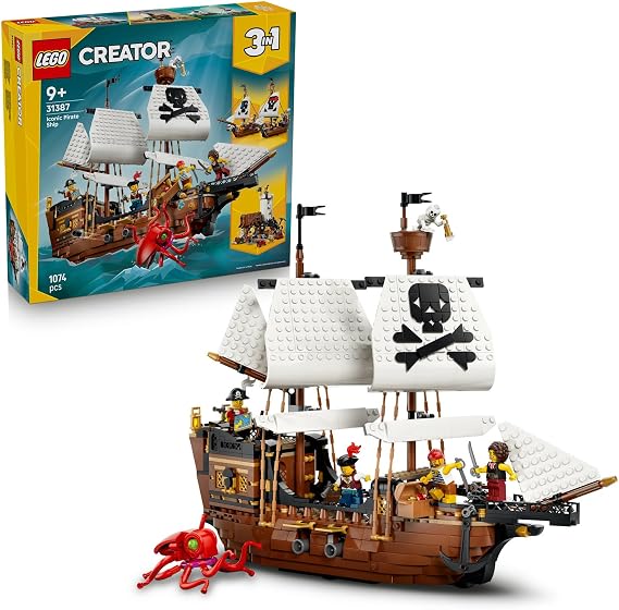 LEGO Creator 3’ü 1 Arada İkonik Korsan Gemisi 31387