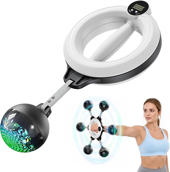 MERACH Infinity Hoop Arm Trainer, Rotating Wrist and Forearm Trainer
