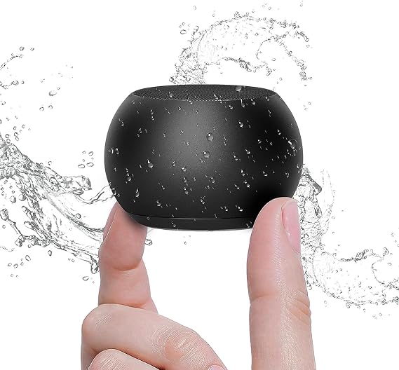 Mini Bluetooth Speaker, Portable Wireless Small Speaker with Rich Bass, Bluetooth 5.3, IP7 Waterproof, 8H Playtime, USB-C Fast Charging, Compact Pocket Speaker for Home, Outdoor, Shower, Travel