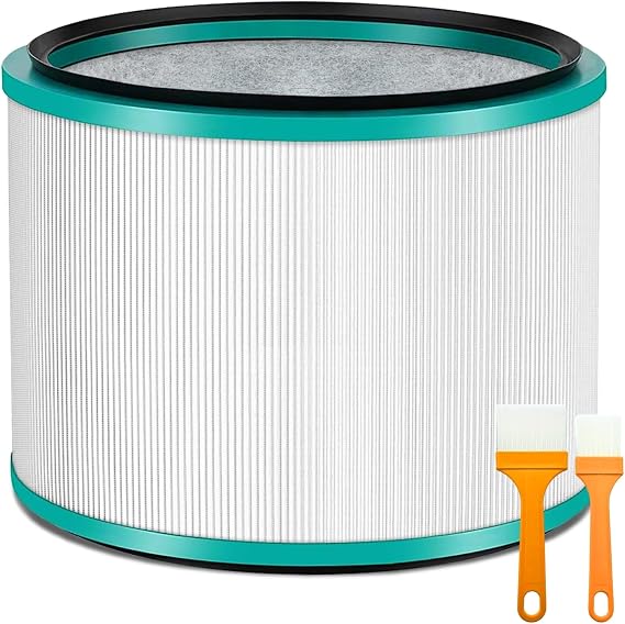 H13 HEPA Air Purifier Filter Replacement Compatible with Dyson Pure Cool Link DP01 DP03 for Dyson Pure Hot+Cool Linkr HP00 HP01 HP02 HP03 Purifying Heater Fan (DP01-WHITE-1PACK)