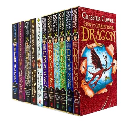 Hiccup How to Train Your Dragon 11 Books Collection Set (How to Betray a Dragon's Hero, Seize a Dragon's Jewel, steal a dragon's sword, be a Pirate, Speak Dragonese, Cheat a Dragon's Curse, Twist a Dragon's Tale, etc) (Vol 1 to 11)