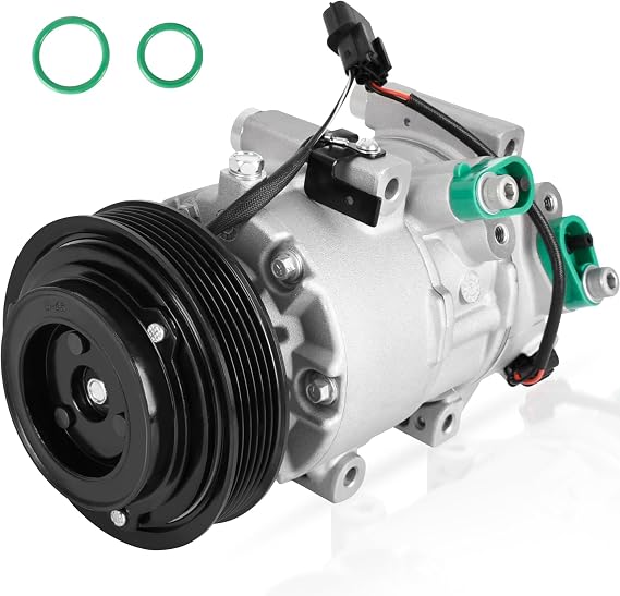 HYR New Air Conditioner AC Compressor with Clutch Compatible with Hyundai Tucson 2.4L 2010-2015, Tucson 2.0L 2011-2013 & Kia Sportage 2.0L 2.4L 2011-2016, #1177305 140852