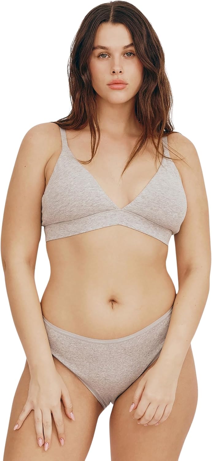 Organic Basics | Womens Bras Core Triangle Bralette 2-Pack