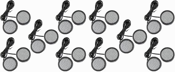 Audiopipe 10 Pack 500w High Frequency Car Audio Stereo Super Tweeters Built-in Crossover XTC-3300