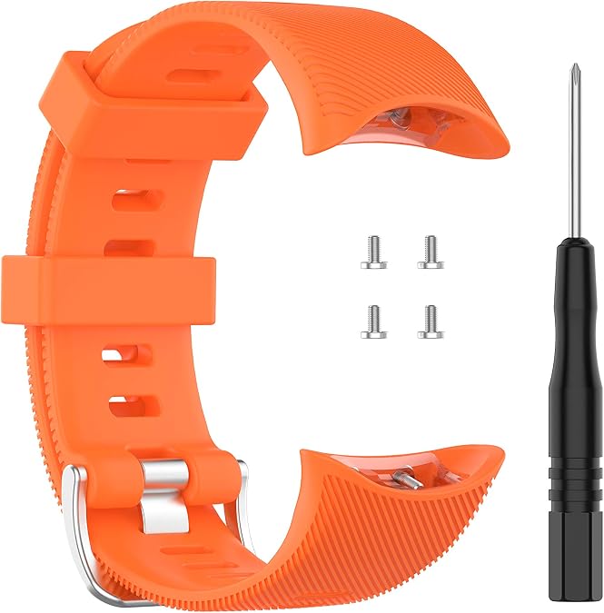 Band Compatible with Garmin Swim 2 Watch Band, Soft Silicone Replacement Strap Wristband for Swim 2 Garmin Swimming Smartwatch
