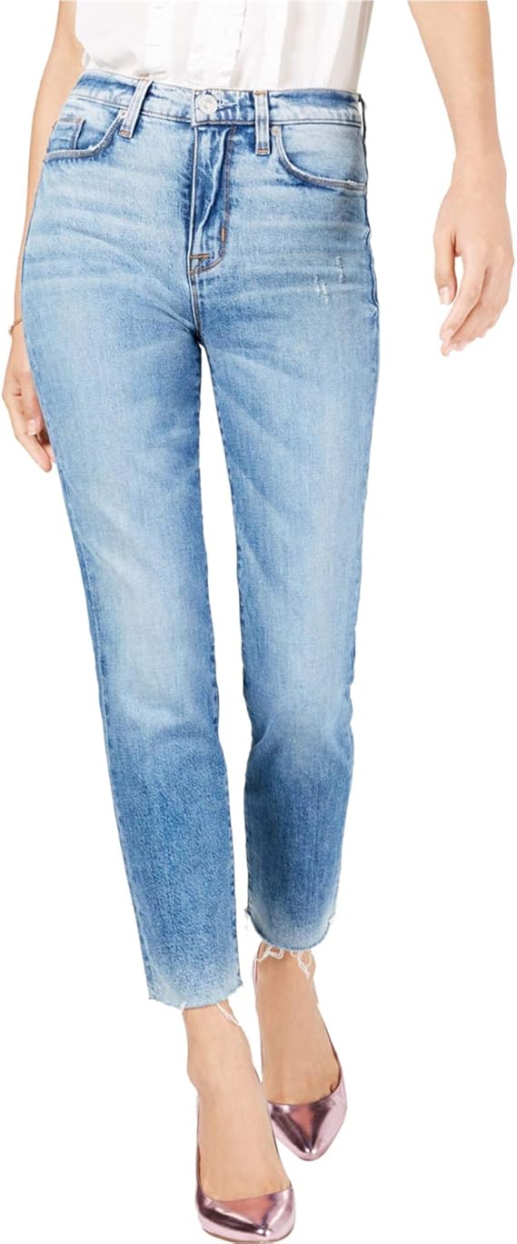 HUDSON Women's Zoeey High Rise Straight Crop 5 Pocket Jean