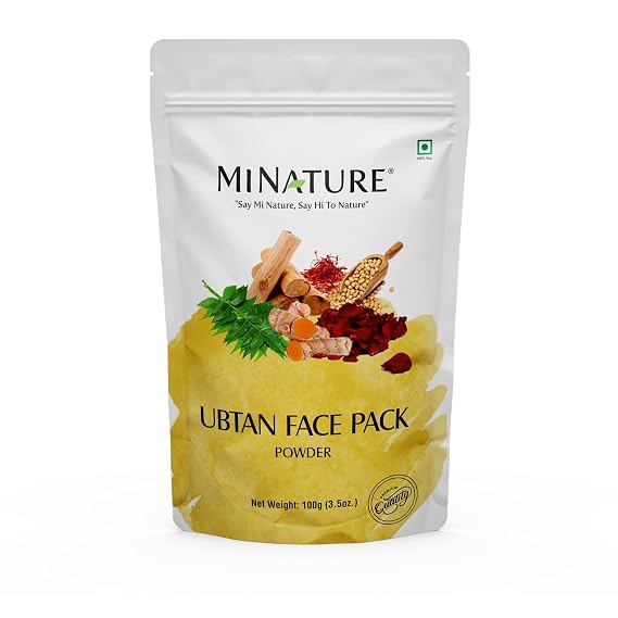 minature Ubtan Powder| 100g (4oz), Turmeric, Barley, Chickpeas, Neem, Sandalwood, Mograflower, Saffron & Rose Petal |Traditional DIY Pack | From India