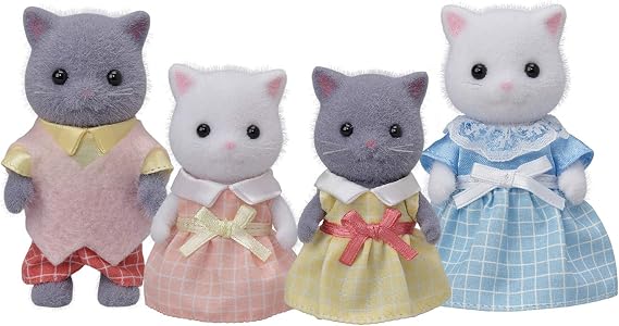 Calico Critters - Persian Cat Family - Miniature Collectible Toys