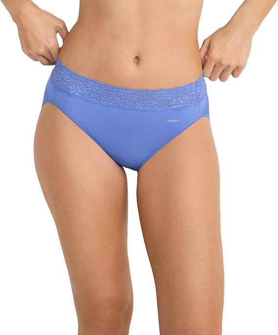 Jockey Women's Underwear No Panty Line Promise Tactel Lace Bikini