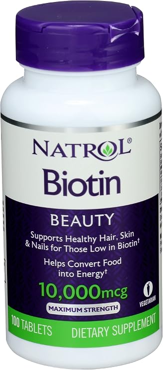 Natrol - Biotin Maximum Strength 1 mcg 100 Tablets