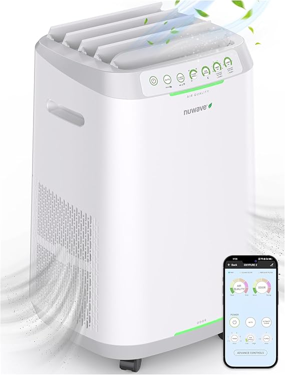 Nuwave OxyPure ZERO Air Purifier with Washable & Reusable Bio Guard Filters