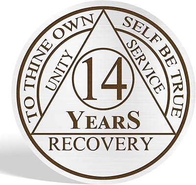 AA Sobriety Coin - To thine own self be true - PU