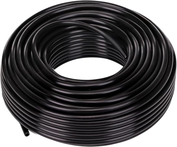 30M/100Ft Micro Irrigation Tube, I.D 4mm/O.D 7mm Garden Irrigation Supply Pipe Drip Tube Line Watering Tubing Hose for Garden Lawn Automatic Irrigation System
