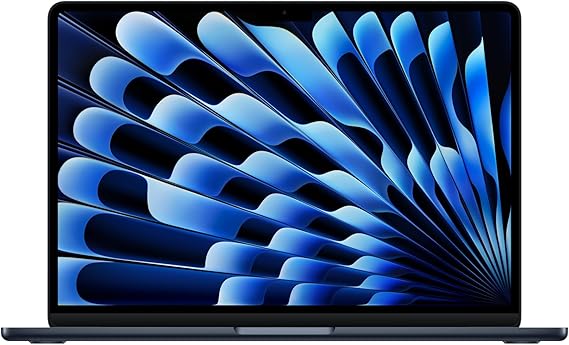 Apple MacBook Air 13-inch Laptop M5 chip with 10-core CPU and 8-core GPU: Built for AI, 13.6-inch Liquid Retina Display, 16GB Unified Memory, 512GB SSD, 12MP Center Stage, Touch ID, Wi-Fi 7; Midnight