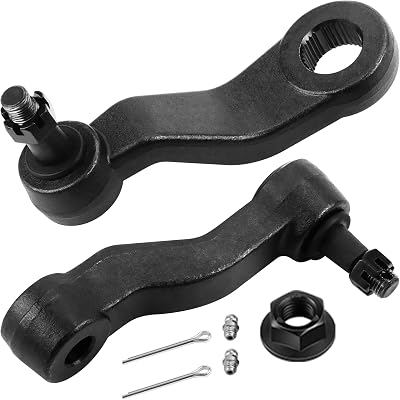 LCWRGS Pitman Idler Arm 4-Groove Replacement for Chevy Silverado Suburban Tahoe Express Avalanche GMC Sierra Yukon XL Savana Cadillac Escalade ESV EXT, K6534 K6536