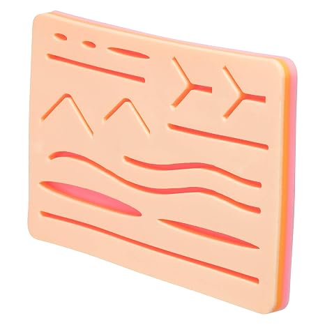 Suture Practice Kit Silicone Pad - Suturing Pad - Suture Pad - Suture Skin for Suturing Kit - Kit de Sutura, Kit Sutura